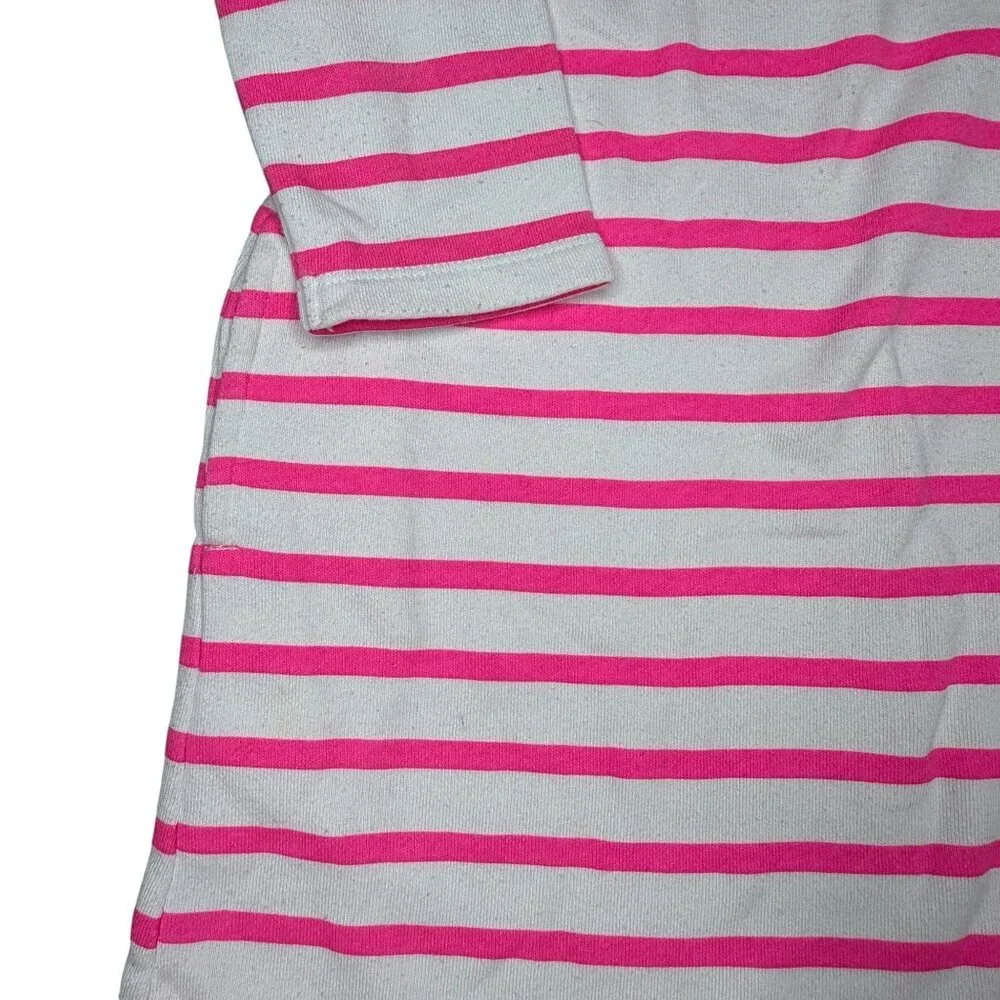 Gymboree Long Sleeve Dress Girls Size 7 Pink Blue White